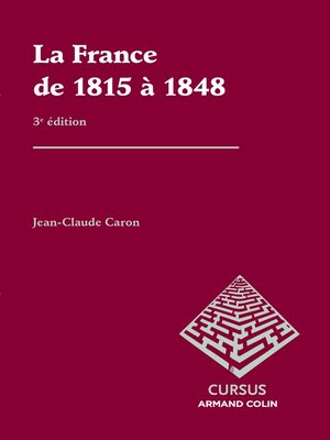 cover image of La France de 1815 à 1848